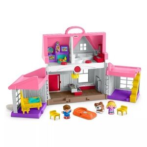 Fisher-Price Little People Big Helpers Home Toddler Dollhouse House Play set